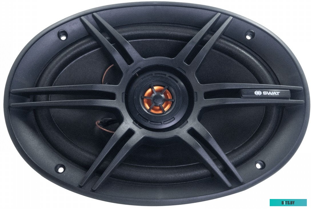 SWAT SP-C69 Колонки автомобильные Swat SP-C69 280Вт 88дБ 4Ом 15x23см (6x9дюйм) (ком.:2кол.) коаксиальные двухполосные