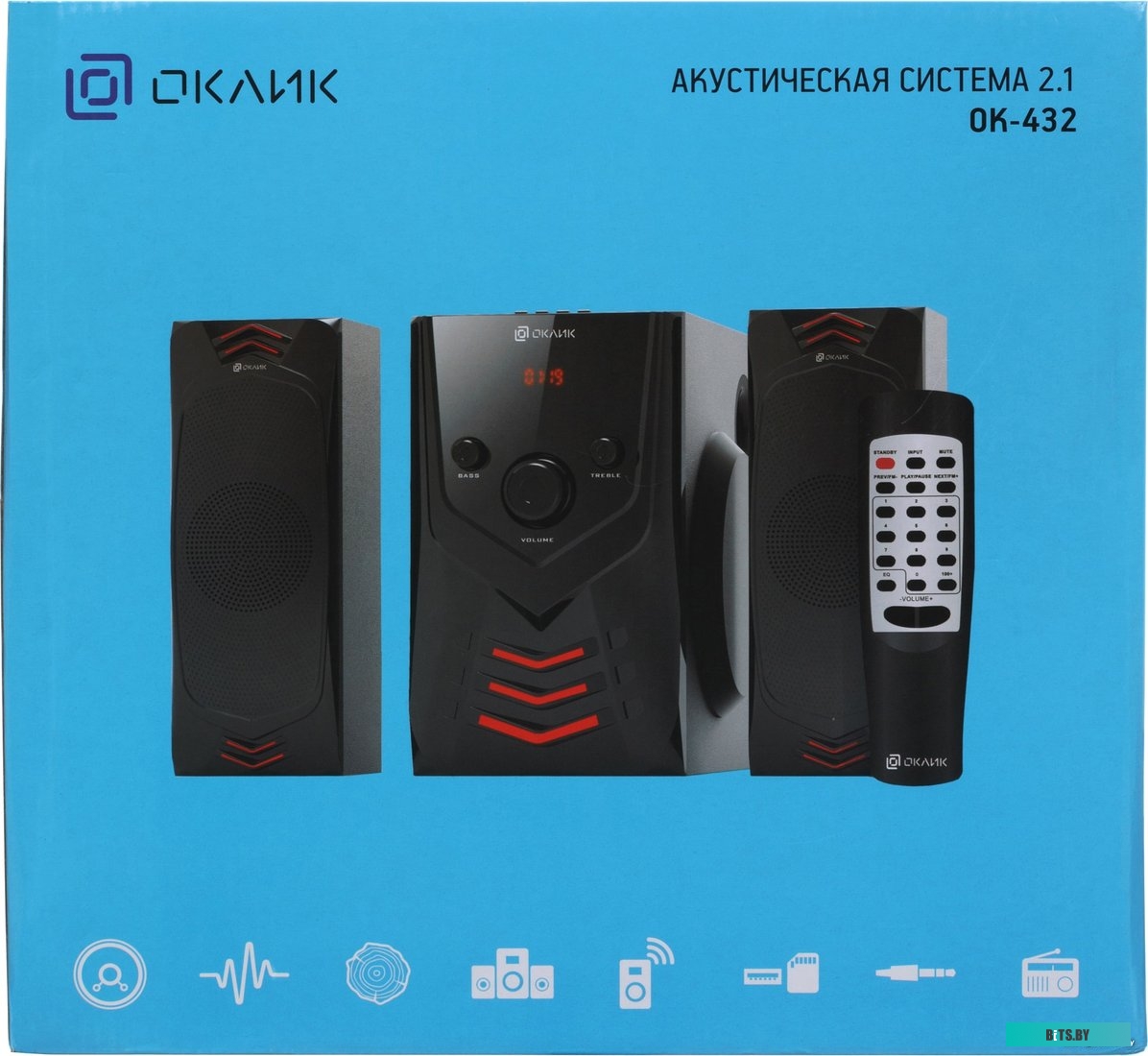 Компьютерные колонки Oklick OK-432 <1382606>