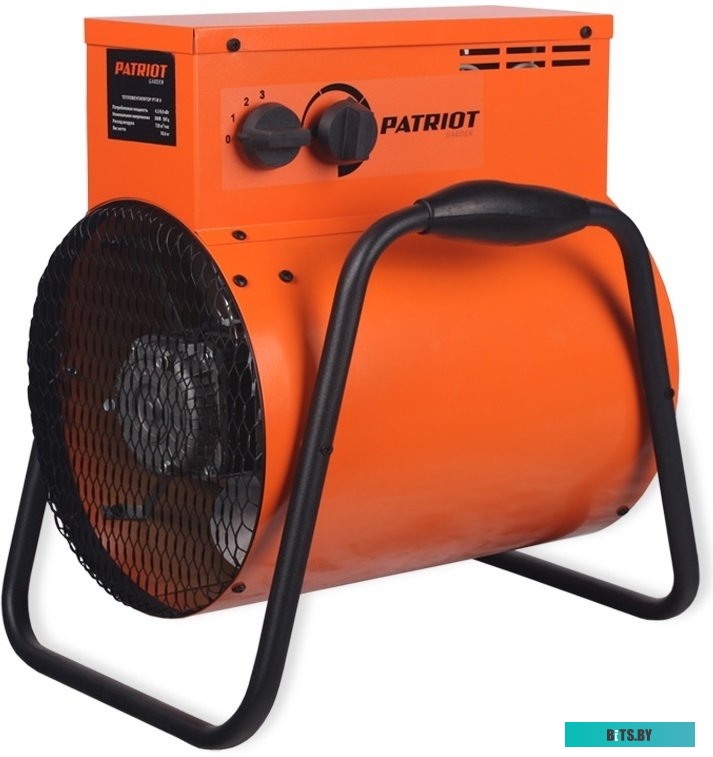 633307275 Тепловентилятор PATRIOT PT-R 9 [633307275] {Мощн. по ступеням 4.5/9.0 кВт, 380В, промышленная вилка на корпусе и ответная часть в комплекте,