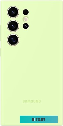Чехол-накладка Samsung S24 Ultra Silicone Case (лайм) EF-PS928TGEGRU