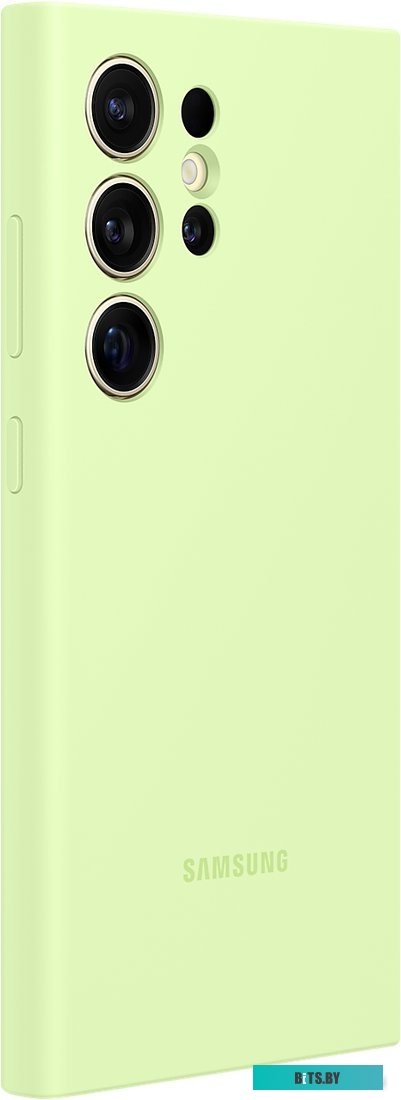 Чехол-накладка Samsung S24 Ultra Silicone Case (лайм) EF-PS928TGEGRU