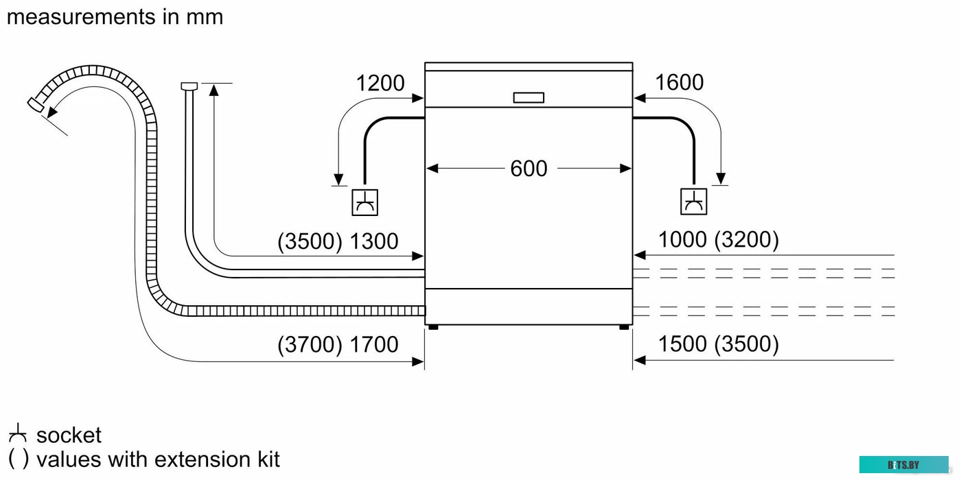 SMS43D08ME Посудомоечная машина Bosch SMS43D08ME серебристый (полноразмерная)
