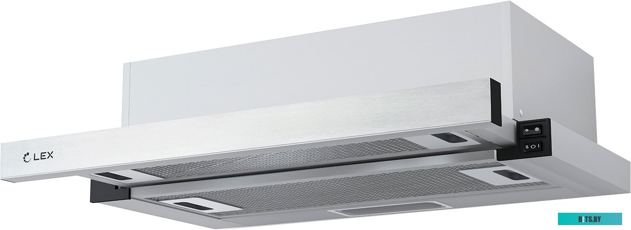 CHAT000033 Встраиваемая вытяжка LEX Hubble 600, управление кнопочное, нержавеющая сталь [chat000033]