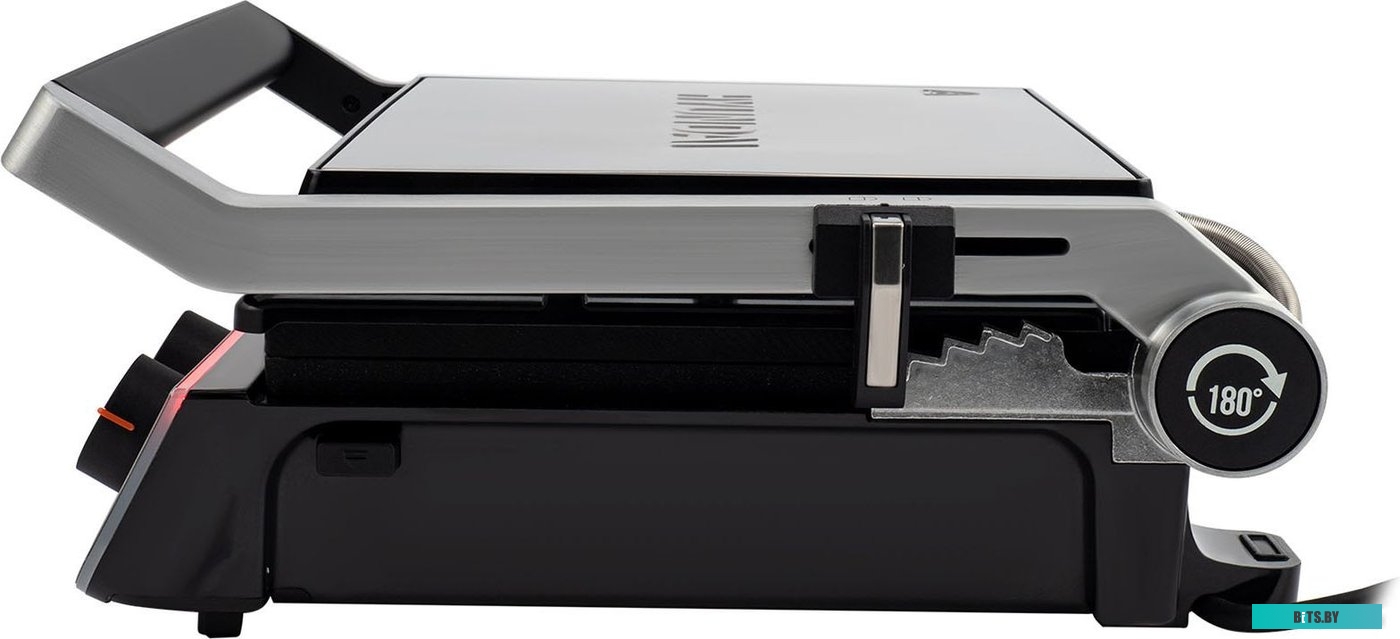 HYG-5047 Электрогриль Hyundai HYG-5047,  серебристый и черный