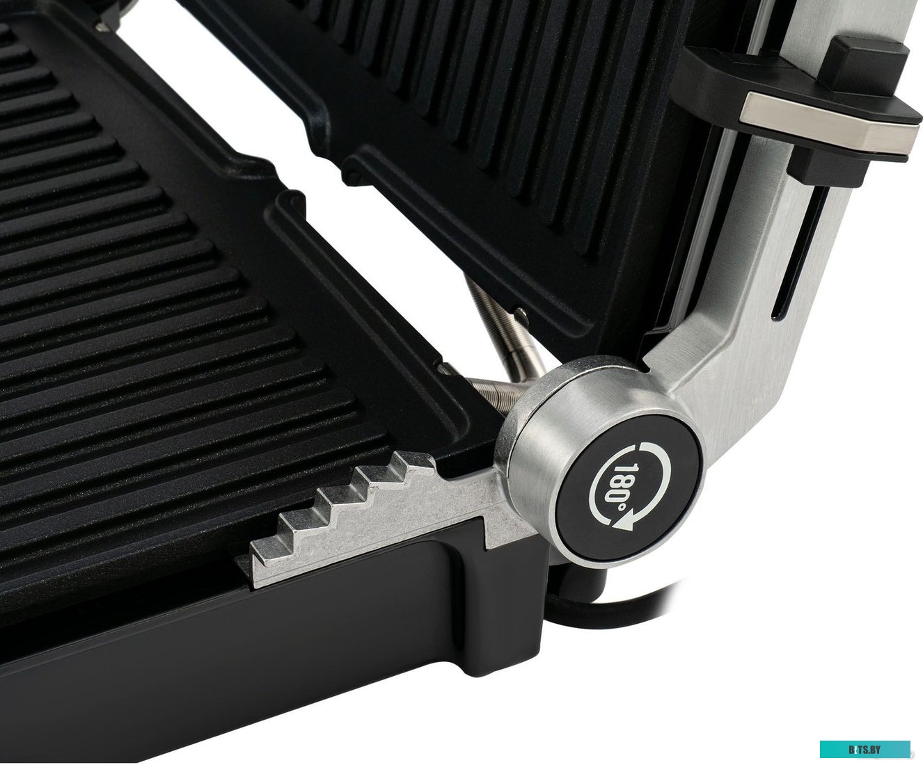 HYG-5047 Электрогриль Hyundai HYG-5047,  серебристый и черный