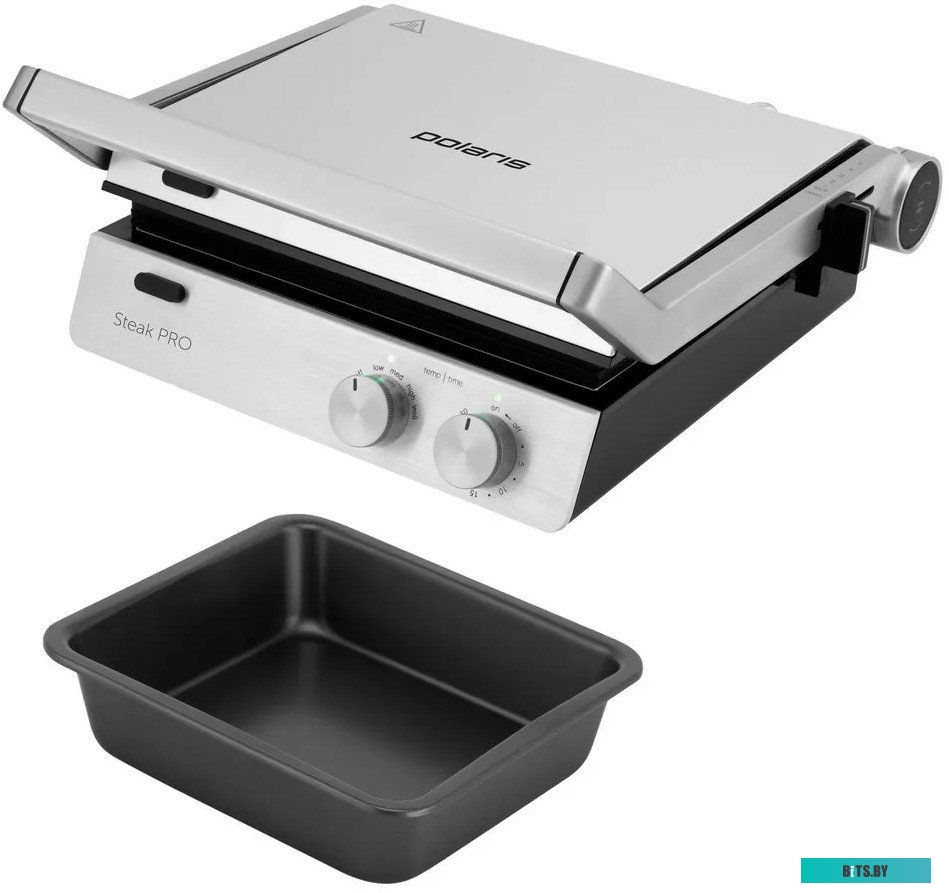 PGP 2803 Электрогриль Polaris PGP 2803,  серебристый