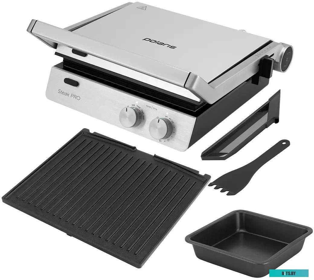 PGP 2803 Электрогриль Polaris PGP 2803,  серебристый