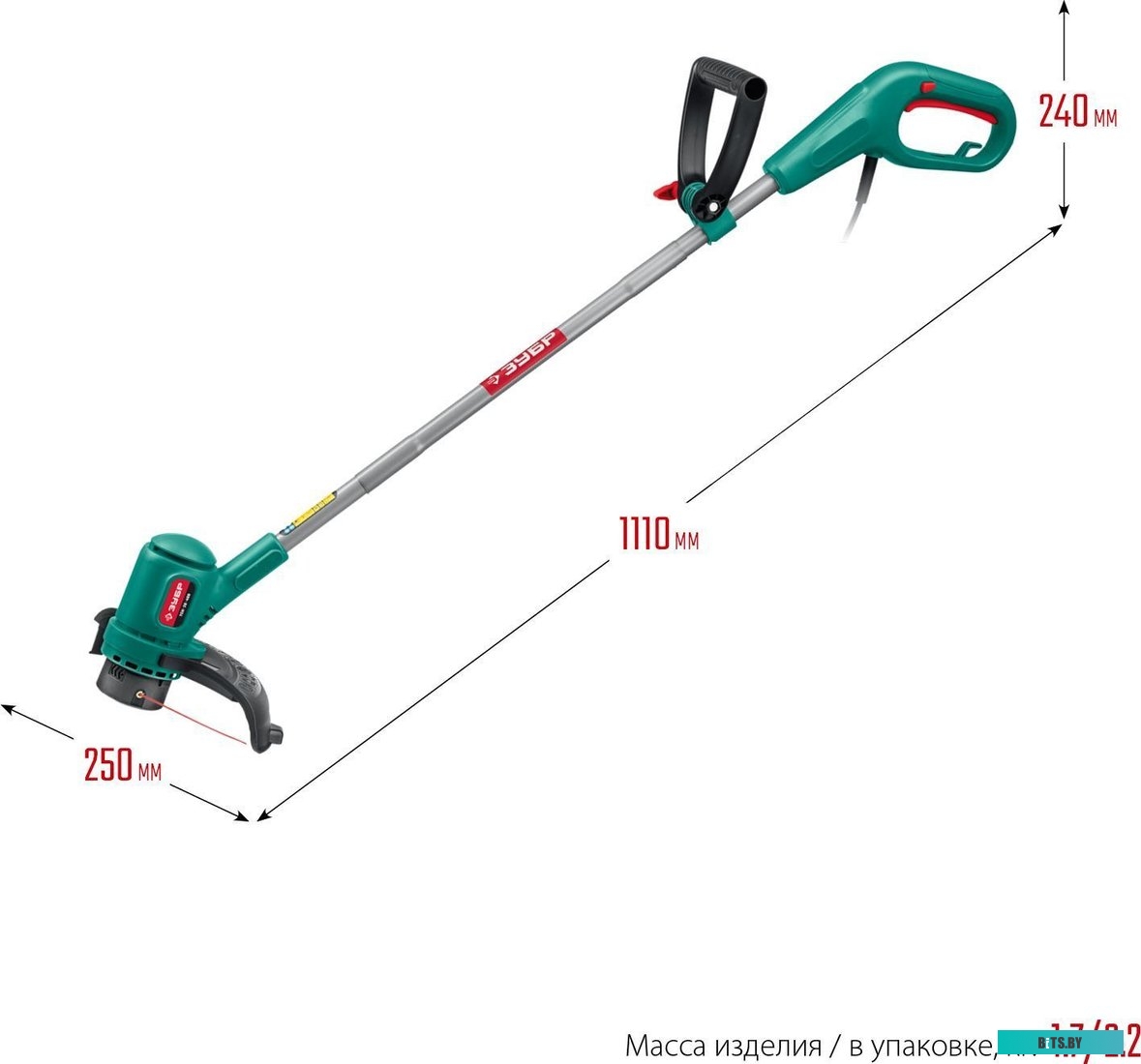 ТСН-26-400 Триммер электрический Зубр ТСН-26-400