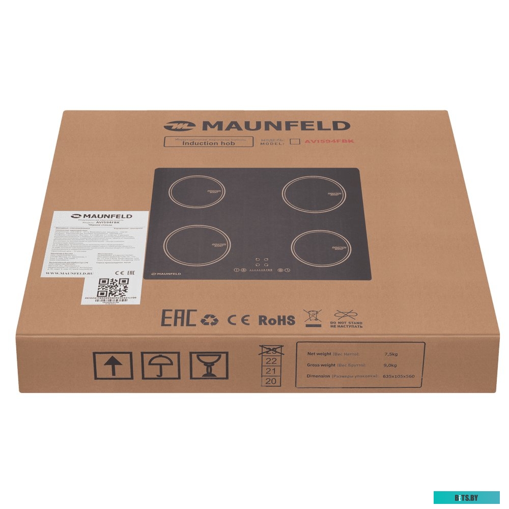 КА-00017272 Индукционная варочная поверхность Maunfeld AVI594FBK черный