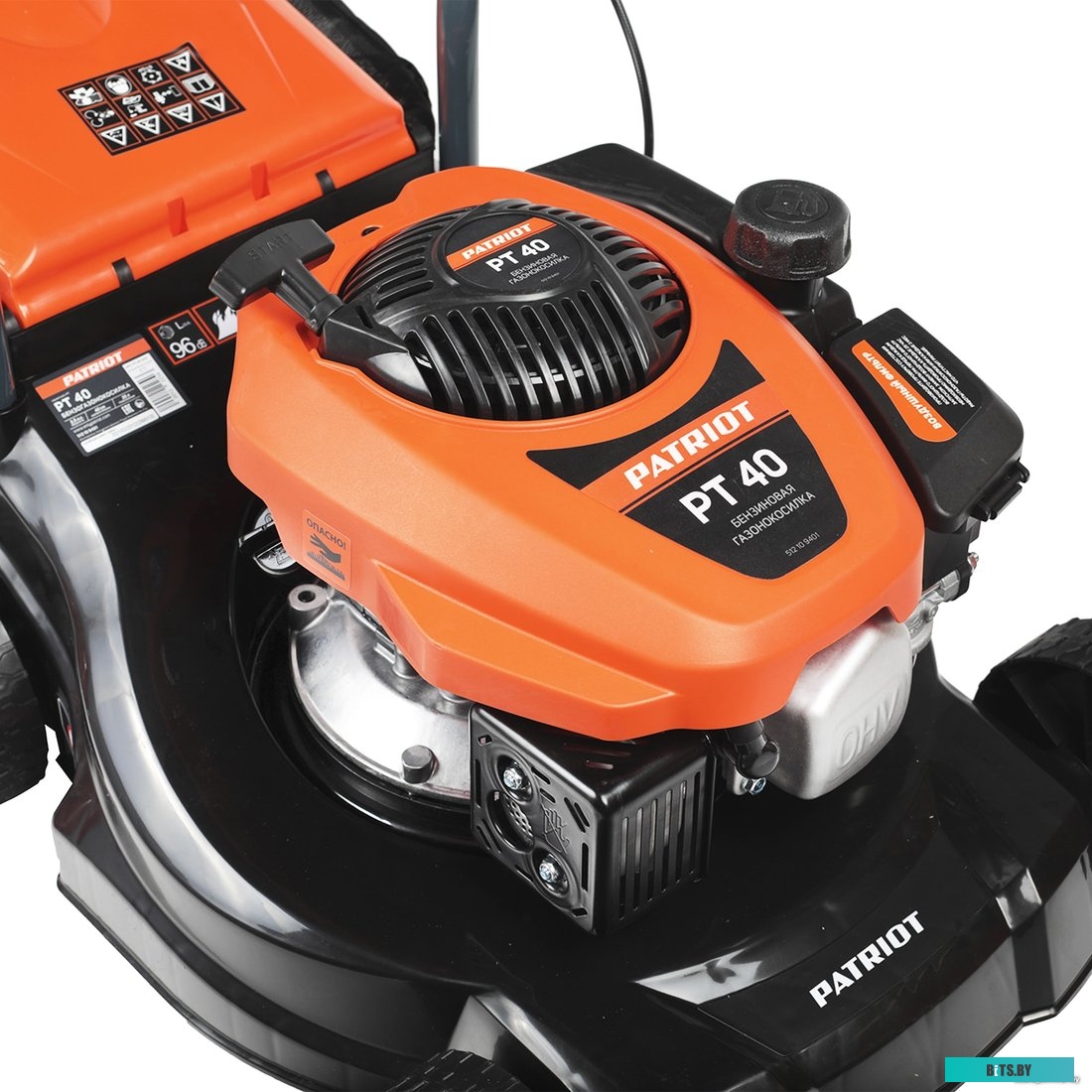 512109401 Газонокосилка бензиновая Patriot PT 40,  40см, несамоходная [512109401]