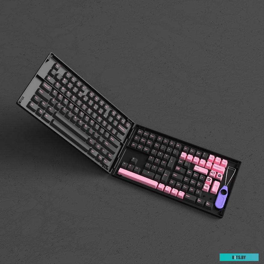 Набор кейкапов Akko Black & Pink Cherry Profile keycaps 229 шт <1561151>