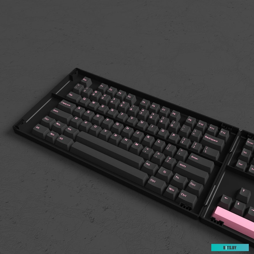 Набор кейкапов Akko Black & Pink Cherry Profile keycaps 229 шт <1561151>