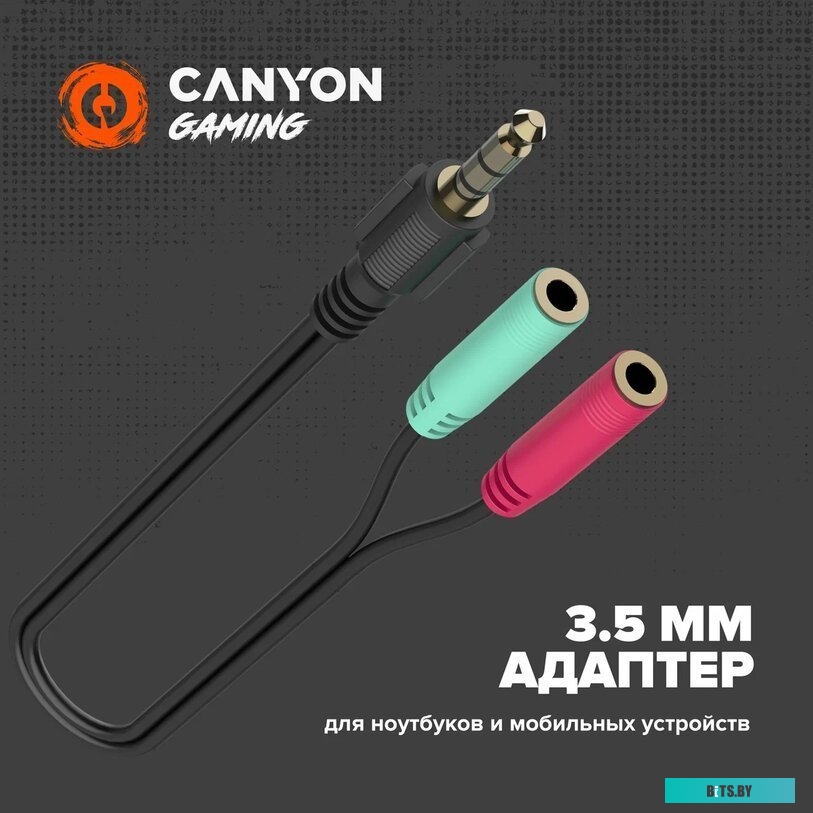 Наушники (Гарнитура) Canyon CND-SGHS8A
