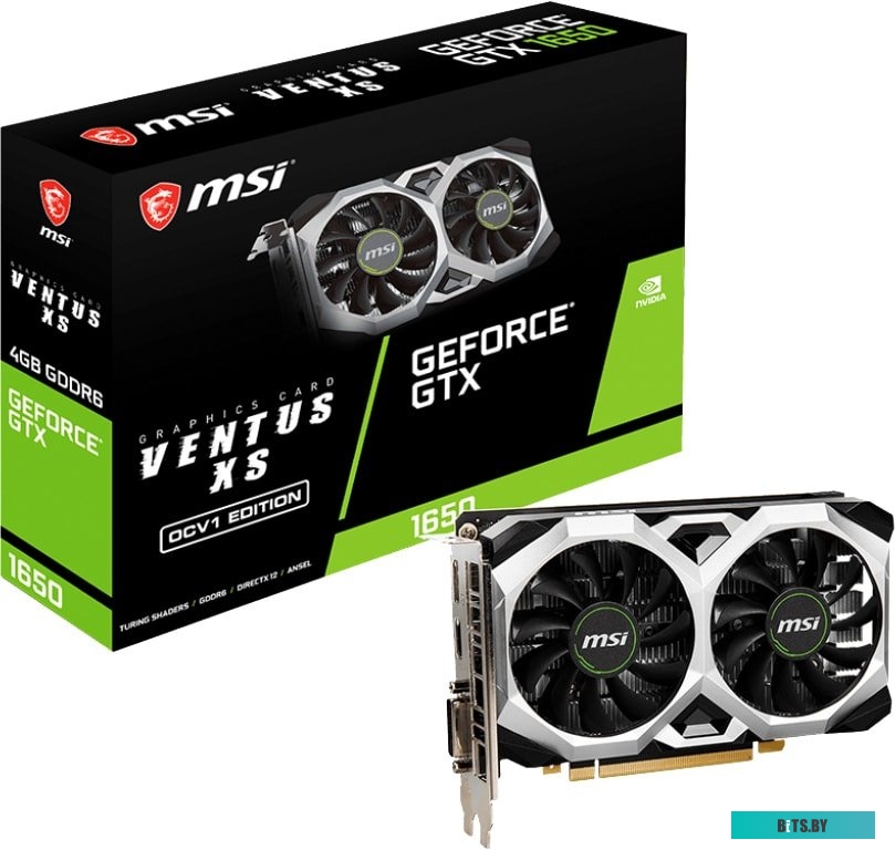 Видеокарта MSI GeForce GTX 1650 D6 Ventus XS OCV1 4GB GDDR6