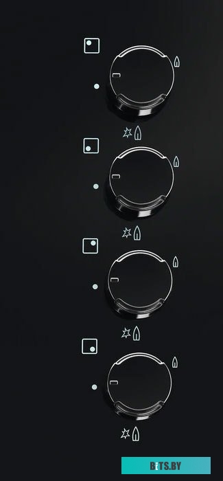 KGG6407K Газовая варочная панель Electrolux KGG6407K,  независимая,  черный