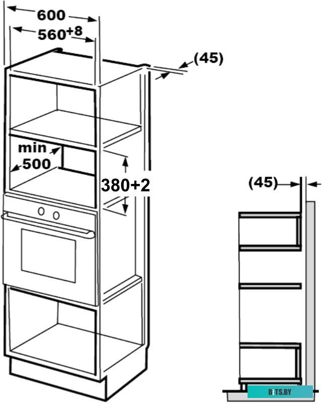 Микроволновая печь Exiteq EXM-106 (черный) <E60002>