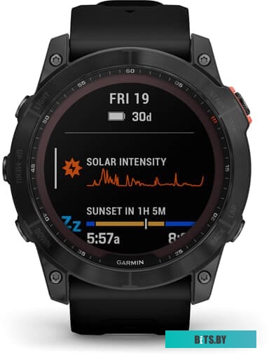 Умные часы Garmin Fenix 7X Solar 51 мм (сланцево-серый/черный) <010-02541-01>
