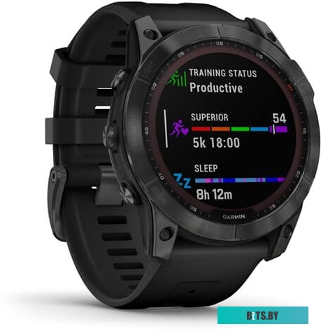 Умные часы Garmin Fenix 7X Solar 51 мм (сланцево-серый/черный) <010-02541-01>