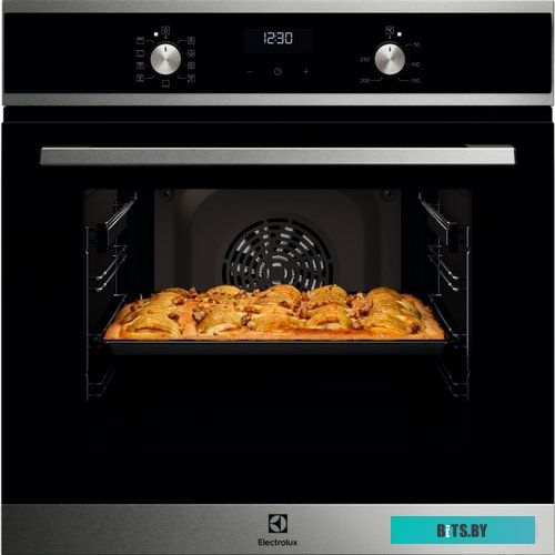 EOD5C70BX Встраиваемые электрические духовки ELECTROLUX/ Духовой шкаф с паром SteamBake, основной цвет - нержавеющая сталь+чёрный, утапливаемые перекл