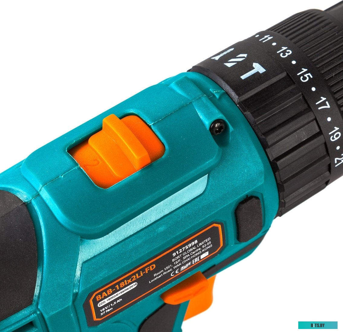 Дрель-шуруповерт Bort BAB-18Ix2Li-FD (с 2-мя АКБ, кейс) <91275998>