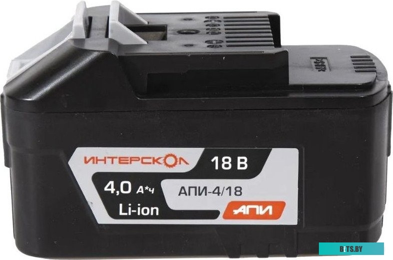 Батарея Аккумуляторная Интерскол АПИ-4/18И, 18В, 4Ач, Li-Ion 2400.121