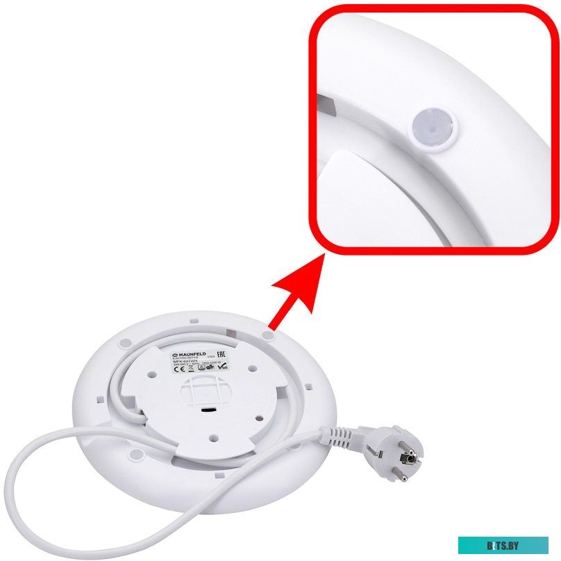 Электрочайник MAUNFELD MFK-647WH <4640020991337>