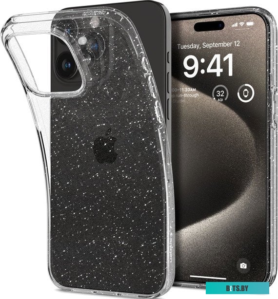 Чехол Spigen Liquid Crystal Glitter для iPhone 15 Pro Max ACS06559
