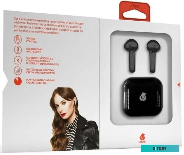 Наушники uBear Vibe TW03BL01-BD