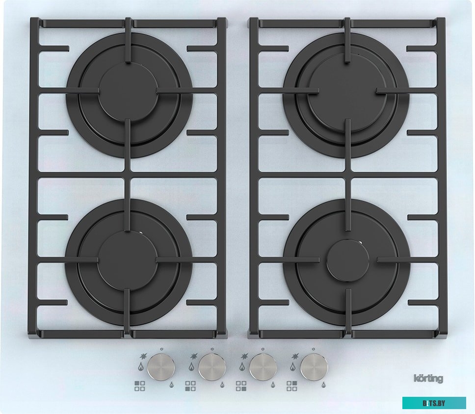 HGG 6805 CW Встраиваемая варочная панель/ Газовая варочная панель из закаленного стекла, ширина 60 см,  4 высокоэффективные конфорки, автоматический э