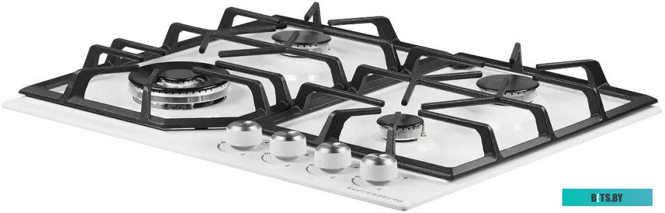 FS 62 W Встраиваемая варочная панель Kuppersberg/ Газ, 60 см, 4 конфорки, белый цвет