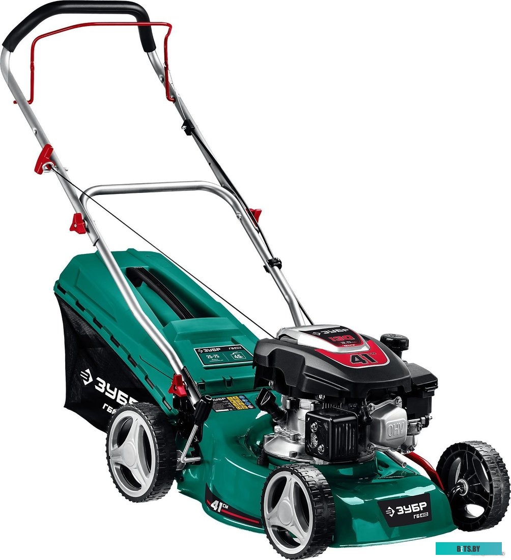 ГБ-410 Газонокосилка бензиновая Зубр ГБ-410,  41см, несамоходная