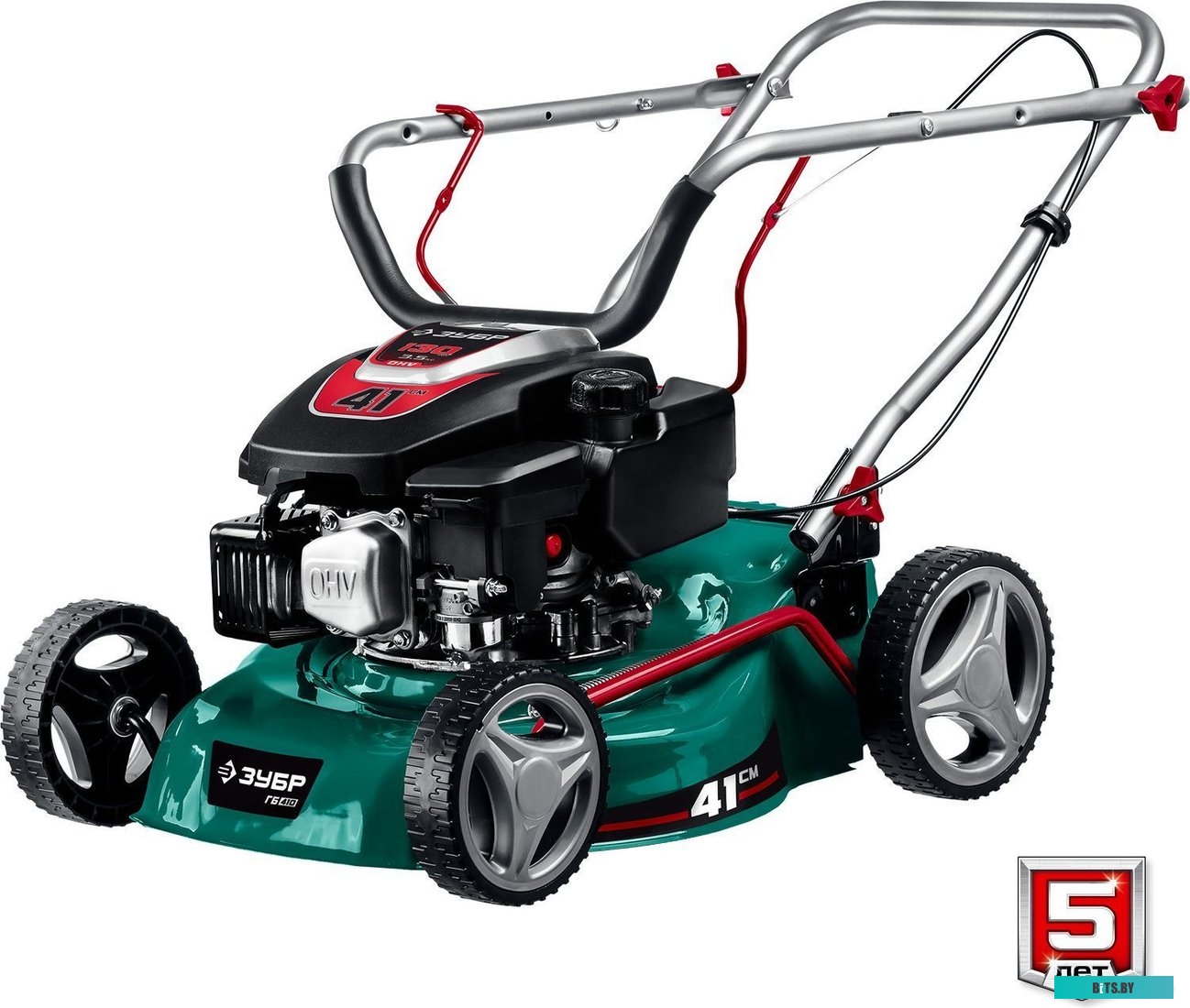 ГБ-410 Газонокосилка бензиновая Зубр ГБ-410,  41см, несамоходная