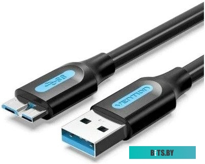 Кабель Vention COPBF USB 3.0 - micro USB-B (1 м, черный)