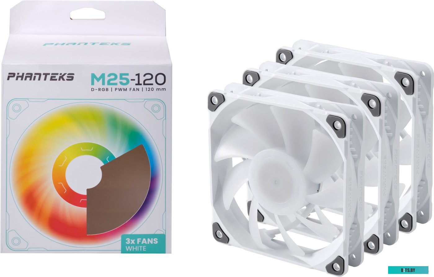 Phanteks M25-120 D-RGB PH-F120M25_DRGB_PWM_WT01_3P