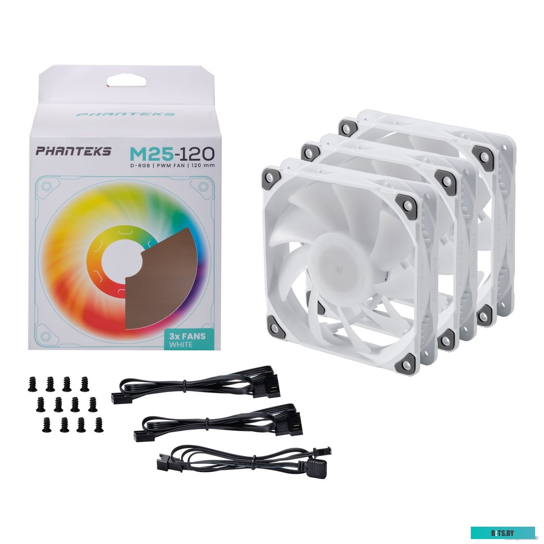 Phanteks M25-120 D-RGB PH-F120M25_DRGB_PWM_WT01_3P