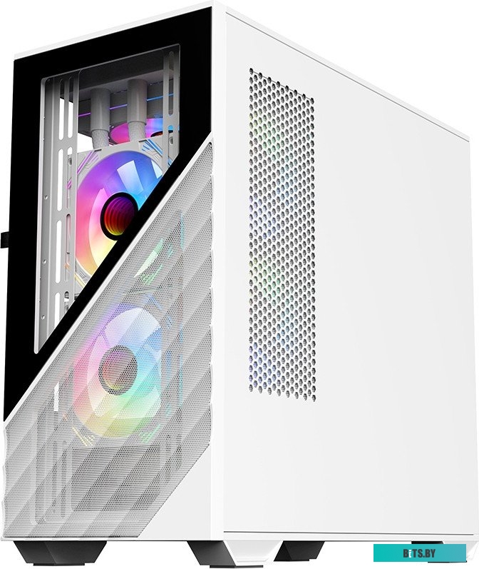 Компьютерный корпус 1stPlayer DK D7 D7-WH-3F1-W