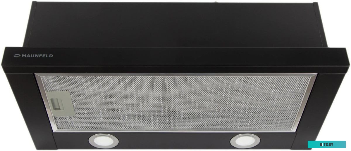 УТ000001174 Встраиваемая вытяжка MAUNFELD VS Light Glass 60, управление кулисные переключатели, черный/стекло черное [ут000001174]