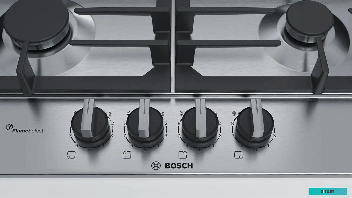 PCP6A5B90M Газ,  !! 5.2x58.2x52, нерж.сталь, независимая, серебристая, автоподжиг, газ-контроль