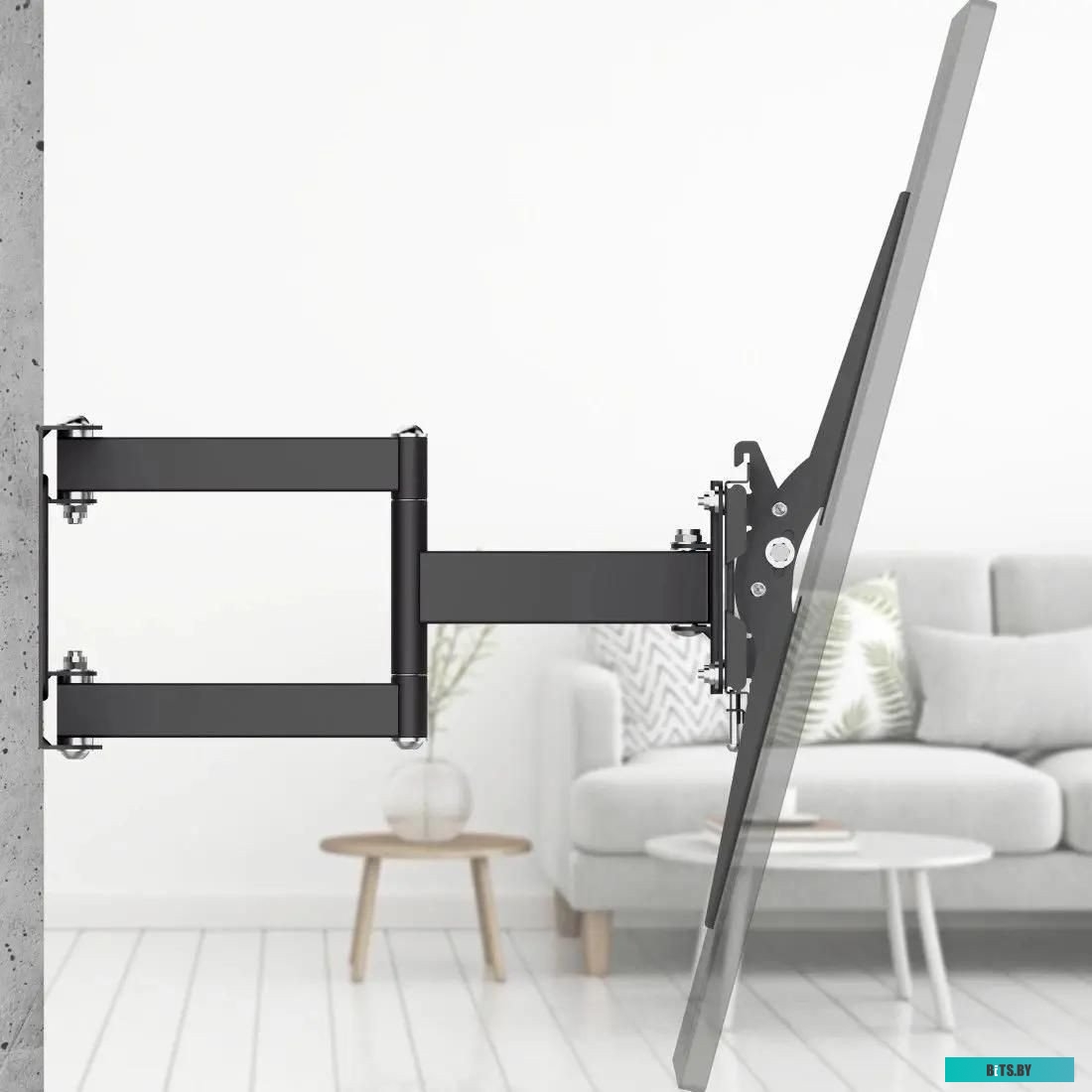 00220831 Кронштейн для телевизора Hama 00220831 черный 32"-84" макс.50кг настенный поворотно-выдвижной и наклонный
