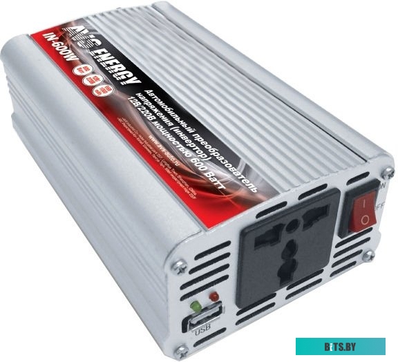 Автомобильный инвертор AVS 24/220V IN-600W-24 <A07044S>