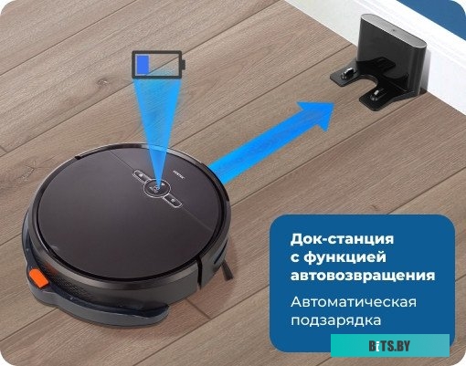 CT-2702 Робот-пылесос CENTEK CT-2702, 25Вт, черный/черный