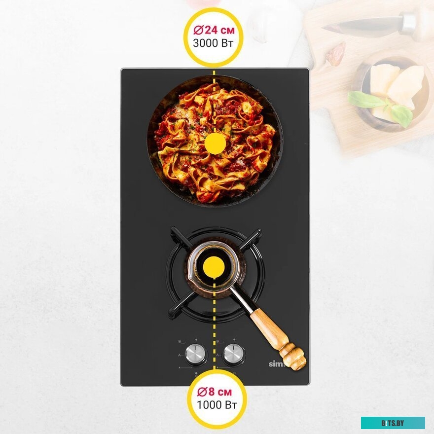 H30N20B416 Варочная поверхность газовая Simfer H30N20B416