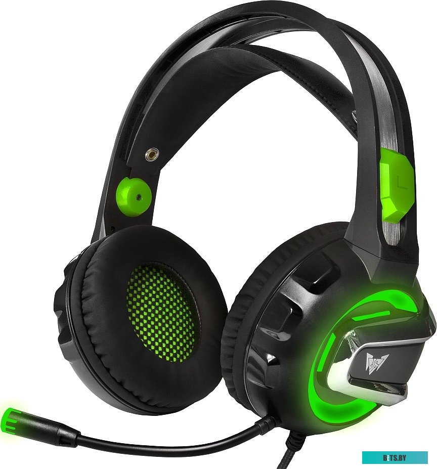Наушники игровые Crown CMGH-3002 Black&green