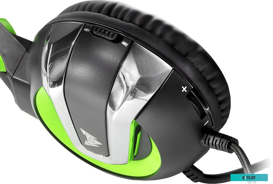 Наушники игровые Crown CMGH-3002 Black&green