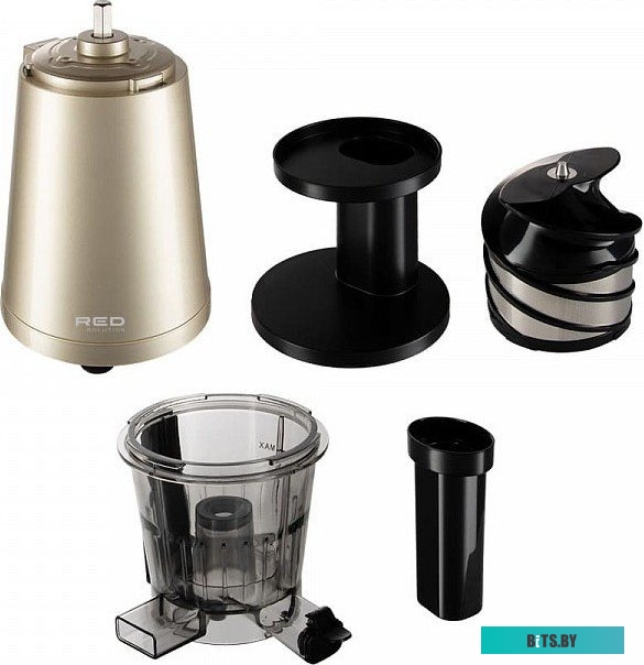 RJ-930S Соковыжималка RED SOLUTION RJ-930S,  шнековая,  золотистый и черный