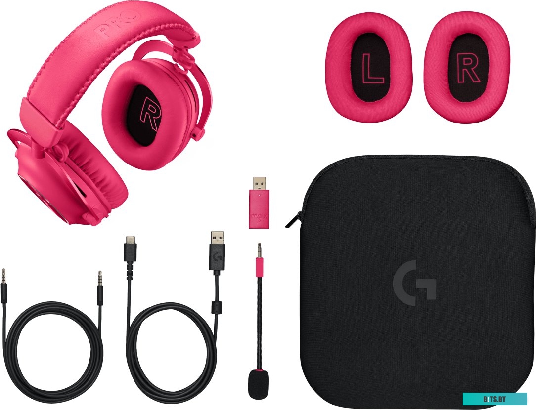 Гарнитура Logitech G PRO X 2 LightSpeed Pink (981-001275)