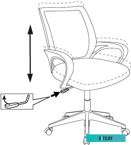 Бюрократ Burokids 1W 1687096 (белый/пластик белый)