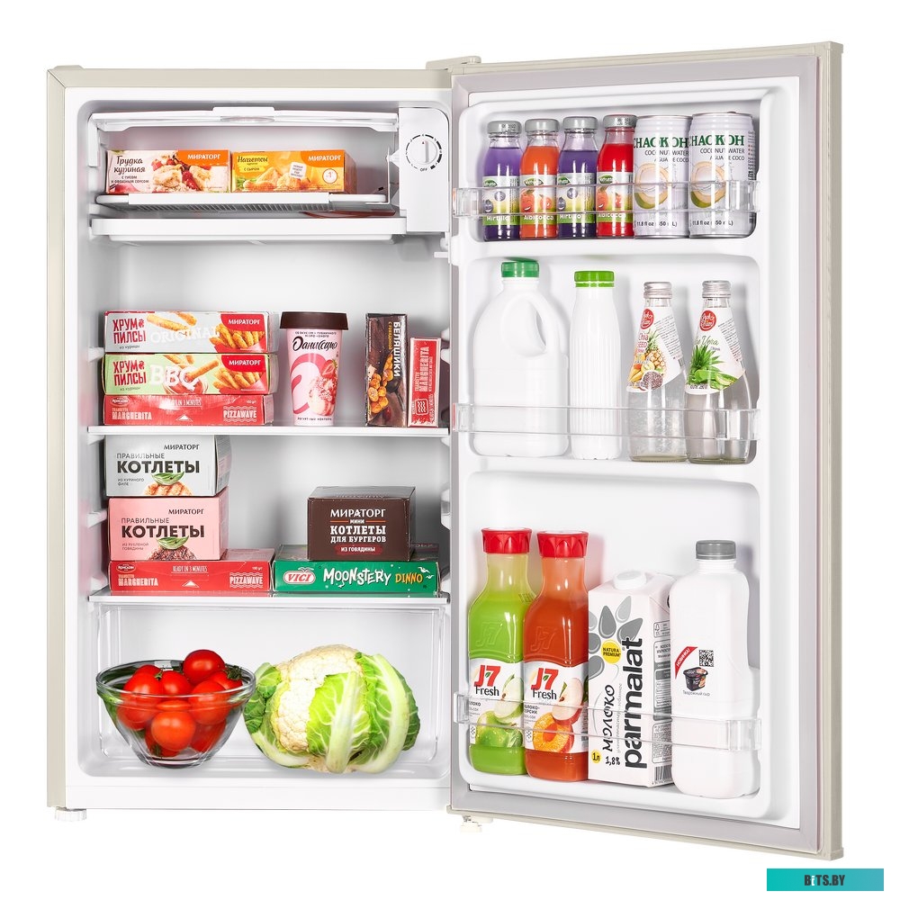 КА-00023094 Холодильник однокамерный MAUNFELD MFF83RBG DeFrost, бежевый