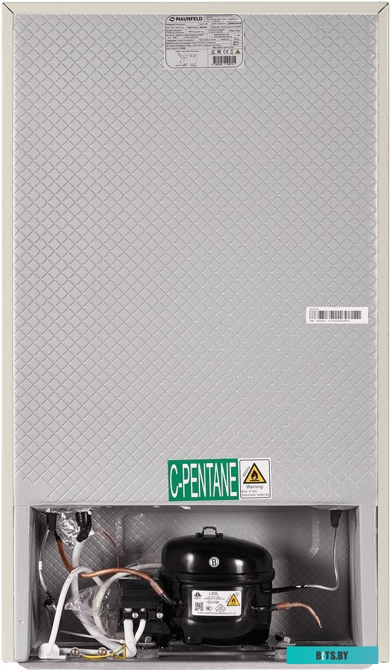 КА-00023094 Холодильник однокамерный MAUNFELD MFF83RBG DeFrost, бежевый