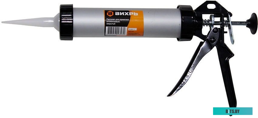 73/3/6/2 Пистолет для герметика Вихрь 73/3/6/2 механич. закр. для герметиков серебристый/черный